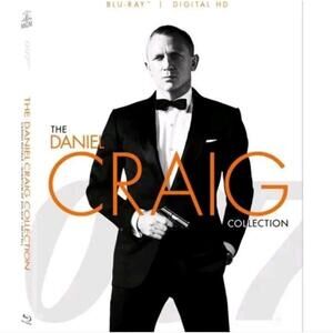 The Daniel Craig Collection [ Blu-ray DVD Digital ] 3 Movie set 007 James Bond
